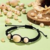 1000Pcs 7 Size Natural Unfinished Wood Beads WOOD-ZZ0001-01-5