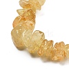 Natural Citrine Beads Strands G-O049-B-29A-3