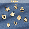   18Pcs 9 Style Alloy Pendants FIND-PH0003-19-2