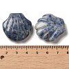 Natural Blue Spot Jasper Carved Healing Shell Figurines G-K353-03J-3