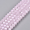 Electroplate Glass Beads Strands LS-EGLA-A044-J4mm-A02-5