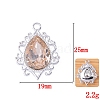Glass Rhinestone Pendants FIND-WH0021-91S-03-1