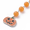 Tibetan Style Alloy Bookmarks for Halloween's Day AJEW-JK00163-2