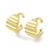 Brass Cuff Earrings for Women EJEW-I305-24G-1