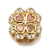 Brass Pave Cubic Zirconia Multi-strand Links KK-F913-13G-2