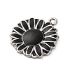 Alloy Enamel Pendants PALLOY-R162-13P-05-2