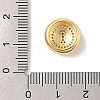 Rack Plating Brass & Cubic Zirconia Pendants KK-Z047-07G-I-RS-3