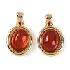 Natural Carnelian(Dyed & Heated) Pendants KK-P283-45G-1