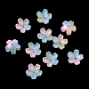 Dyed & Heated Glass Bead Caps GLAA-Z019-03J-1