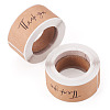 2 Rolls Rectangle Thank You Theme Paper Stickers DIY-TA0013-47B-2