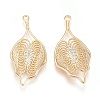 Brass Pendants KK-E760-09G-NF-2