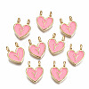 Alloy Enamel Charms X-ENAM-T012-02Y-RS-1