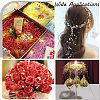 10 Strands Acrylic Imitation Pearl Beaded Trim Garland Strand OCOR-GF0001-45-03-4