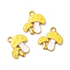 Rack Plating Alloy Enamel Pendants ENAM-F146-09G-3