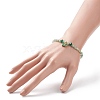 5Pcs 5 Style Natural Mixed Gemstone & Glass Beaded Stretch Bracelets Set BJEW-JB08881-3