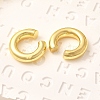 Rack Plating Brass Ring Cuff Earrings for Women EJEW-H135-01G-02-5