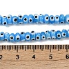 Handmade Evil Eye Lampwork Beads Strands LAMP-A007-02A-03-4