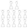 DICOSMETIC 12Pcs 2 Styles 925 Sterling Silver Pendants STER-DC0001-13-1