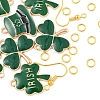 DIY Clover Pendant Jewelry Sets Making Kit DIY-YW0005-05G-5