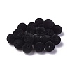 Flocky Acrylic Beads OACR-L011-A-07-1