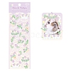 Flowers with Rabbits Paper Sticker PW-WGCFCFE-03-1