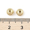 Rack Plating Brass Round Beads KK-A235-01G-05-2