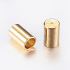 Brass Cord Ends X-KK-K192-09G-2