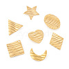 28Pcs 7 Style 304 Stainless Steel Pendants STAS-TA0004-75-3