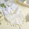 Flower Decor Lace Triangle Bandanas OHAR-WH20005-08A-4