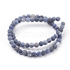 Natural Crackle Agate Beads Strands G-G055-6mm-10-2