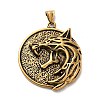 304 Stainless Steel Big Pendants LS-STAS-D091-05AG-1