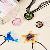 SUNNYCLUE Handmade Lampwork Pendants LAMP-SC0001-01-6