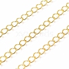 Brass Twisted Chains CHC-Q001-5x4mm-G-2