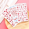 Valentine's Day 5D Love Nail Art Sticker Decals MRMJ-R109-Z-DM2-5