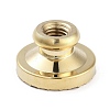 Texture Theme Roung Brass Stamp Head AJEW-M036-06A-G-3