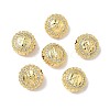 Brass Micro Pave Cubic Zirconia Beads KK-Q068-44G-1