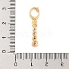 Brass with Cubic Zirconia Charms KK-G496-05G-2