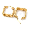 202 Stainless Steel Square Multi Layered Hoop Earrings EJEW-H003-15G-2