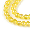 Electroplate Transparent Glass Beads Strands GLAA-T032-T4mm-AB12-A-4