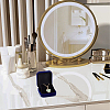 Square Velvet Bangle Storage Boxes with Black Inside CON-WH20010-03B-4
