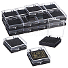 Plastic Badge Storage Gift Box CON-WH0099-06E-1