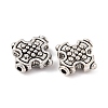 Cross Tibetan Style Alloy Beads X-TIBEB-ZN-3284-AS-RS-3