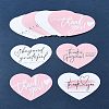 4 Bags 4 Styles Coated Paper Thank You Greeting Card DIY-FS0007-88-9