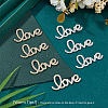 40Pcs 2 Colors Alloy Rhinestone Cabochons FIND-FH0010-89-4