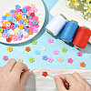 1 Bag 2-Hole Resin Buttons BUTT-SP0001-19A-4