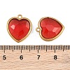 Valentine's Day 304 Stainless Steel with Glass Charms STAS-Q119-01G-A01-3