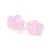 Dyed & Heated Glass Bead Caps GLAA-C042-01N-2