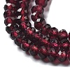 Natural Garnet Beads Strands G-P555-A01-01-4