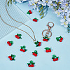 40Pcs Handmade Lampwork Pendants LAMP-ME0001-22-5