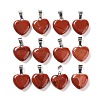 Natural Red Jasper Pendants X-G-Q371-16-1